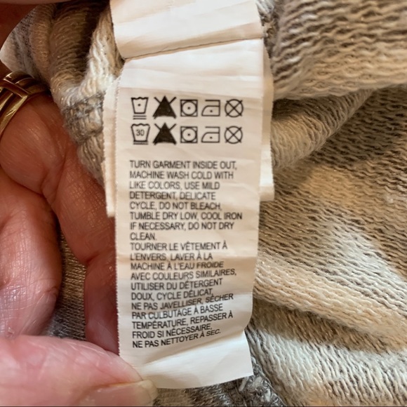 Lucky Brand Super Soft Striped Embroidered Hoodie - Picture 8 of 9